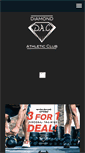 Mobile Screenshot of diamondathleticclub.net