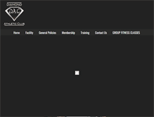 Tablet Screenshot of diamondathleticclub.net